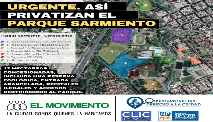 Amparo en defensa del Parque Sarmiento